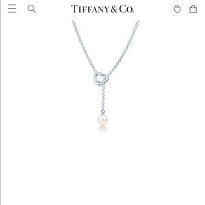 Tiffany & Co necklace open heart lariat
